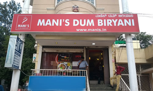 Manis Dum Biryani Menu And Price List For Koramangala Bengaluru