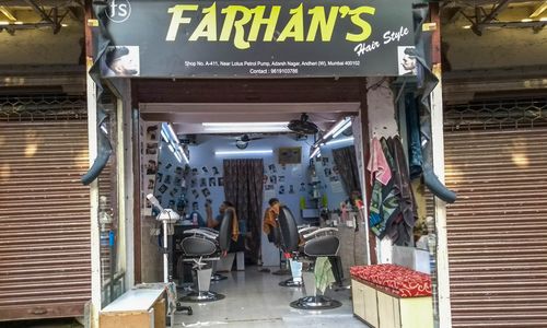 Farhan's Hair Style, Jogeshwari West, Mumbai 