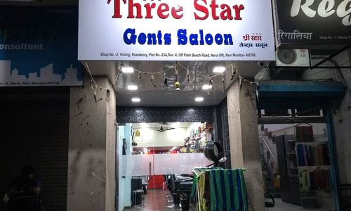 Three Star Gents Salon Menu and Price List for Nerul, Navi Mumbai |  