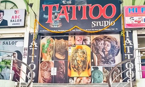 Evil Tattoo Studio in AmeerpetHyderabad  Best Tattoo Artists in Hyderabad   Justdial