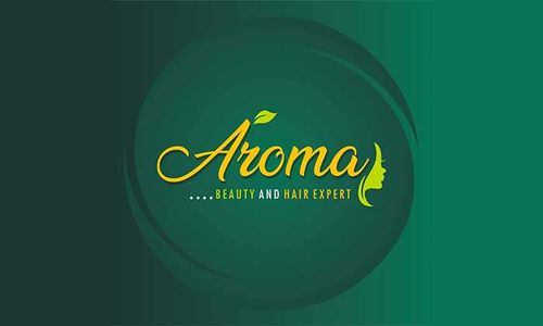 Aroma oil logo design Royalty Free Vector Image