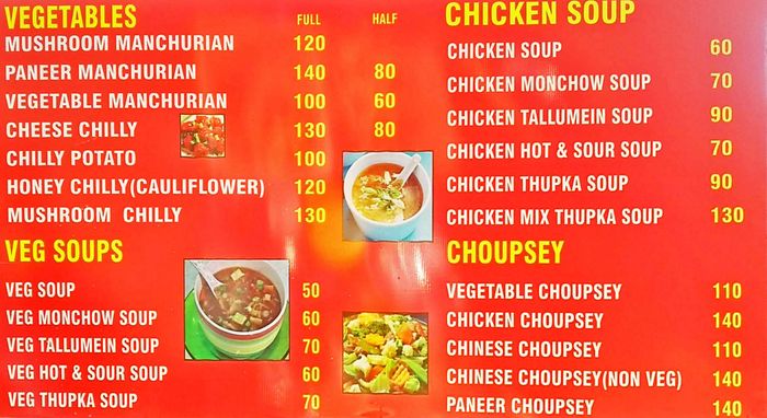 Raju Chinese Fast Food Menu And Price List For Sector 23c Chandigarh Nearbuy Com