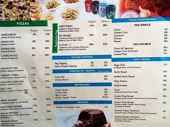 Pizza King Express Menu and Price List for Ballabhgarh, Faridabad |  