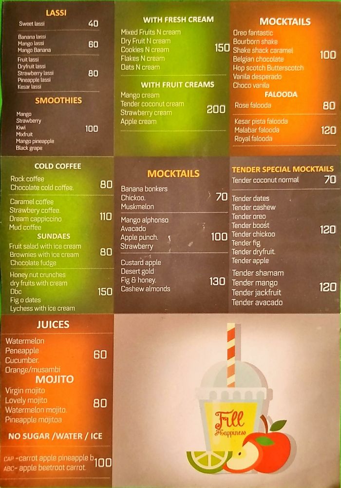 Natura Menu and Price List for Kandivali East, Mumbai | nearbuy.com