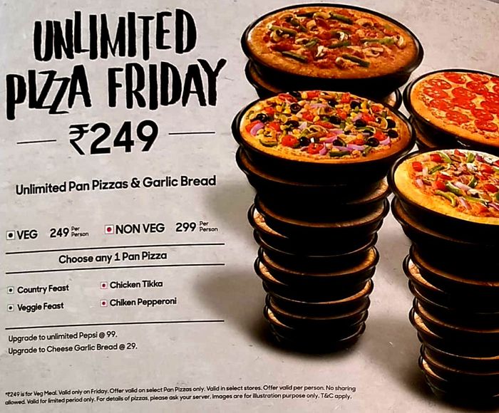 Pizza Hut Menu and Price List for Bellandur, Bengaluru