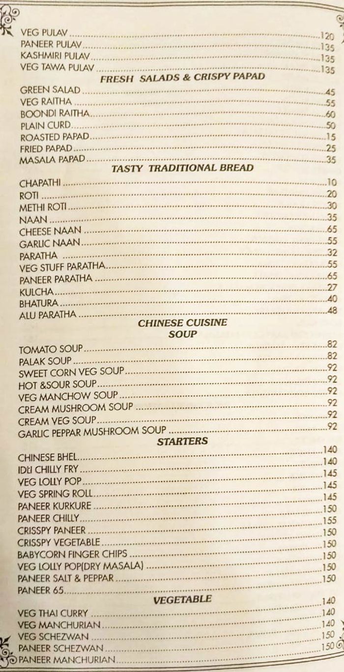 vaibhav-cafe-veg-restaurant-menu-and-price-list-for-andheri-east