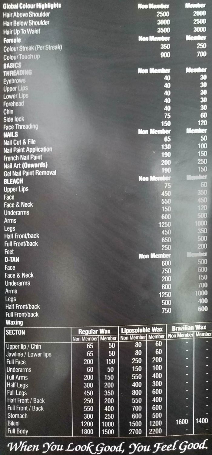 The Fusion Menu and Price List for Ghatkopar East, Mumbai 