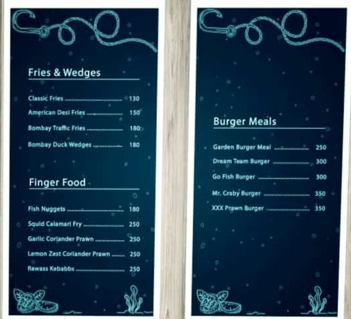 The Bombay Fish And Chips Company Menu And Price List For Chembur