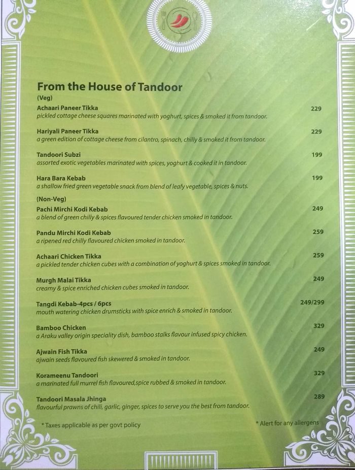 Eat Country Style Menu and Price List for Madhapur, Hyderabad