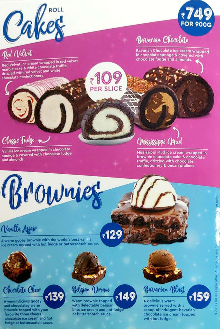 dunkin donuts baskin robbins menu prices
