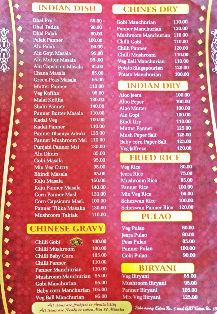 Hot Chappathies Menu and Price List for Nanganallur, Chennai | nearbuy.com