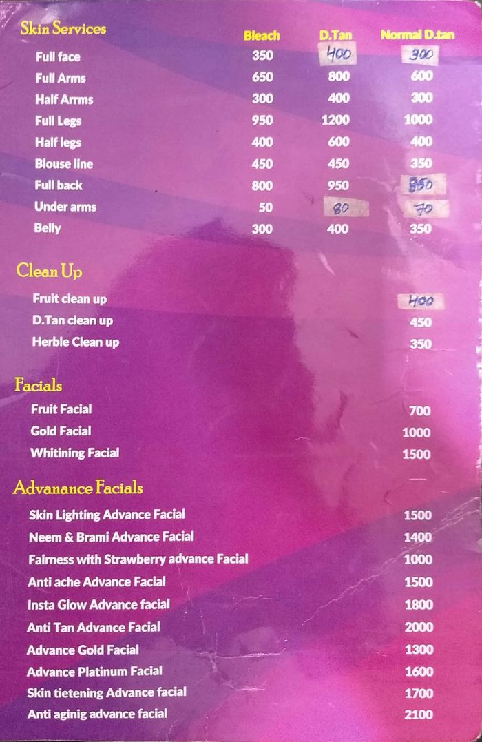 Follicle Unisex Saloon Menu And Price List For Aecs Layout Bengaluru Nearbuy Com