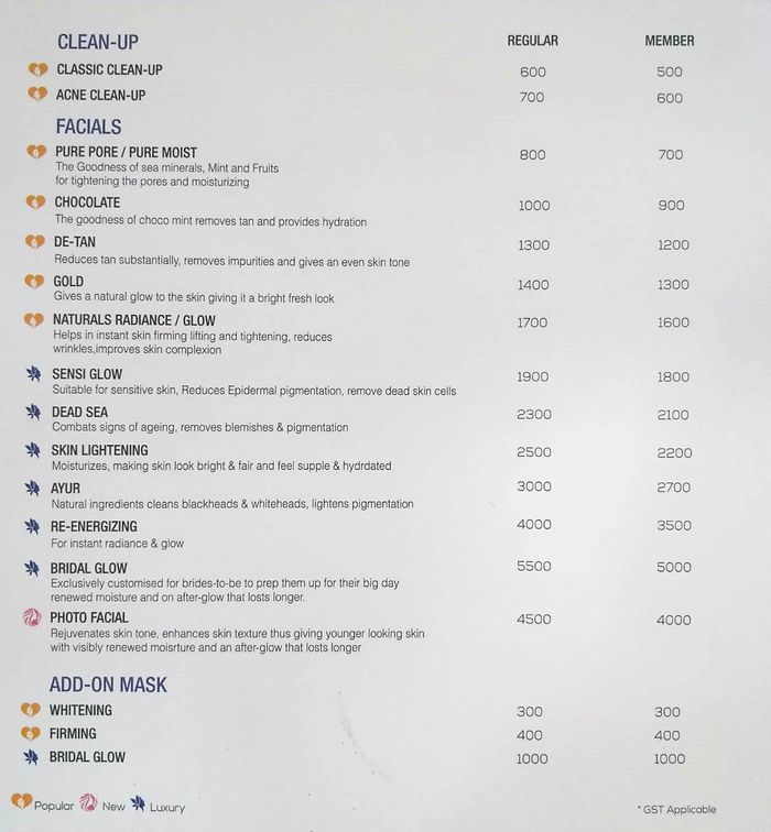 naturals Menu and Price List for Alwal, Hyderabad 