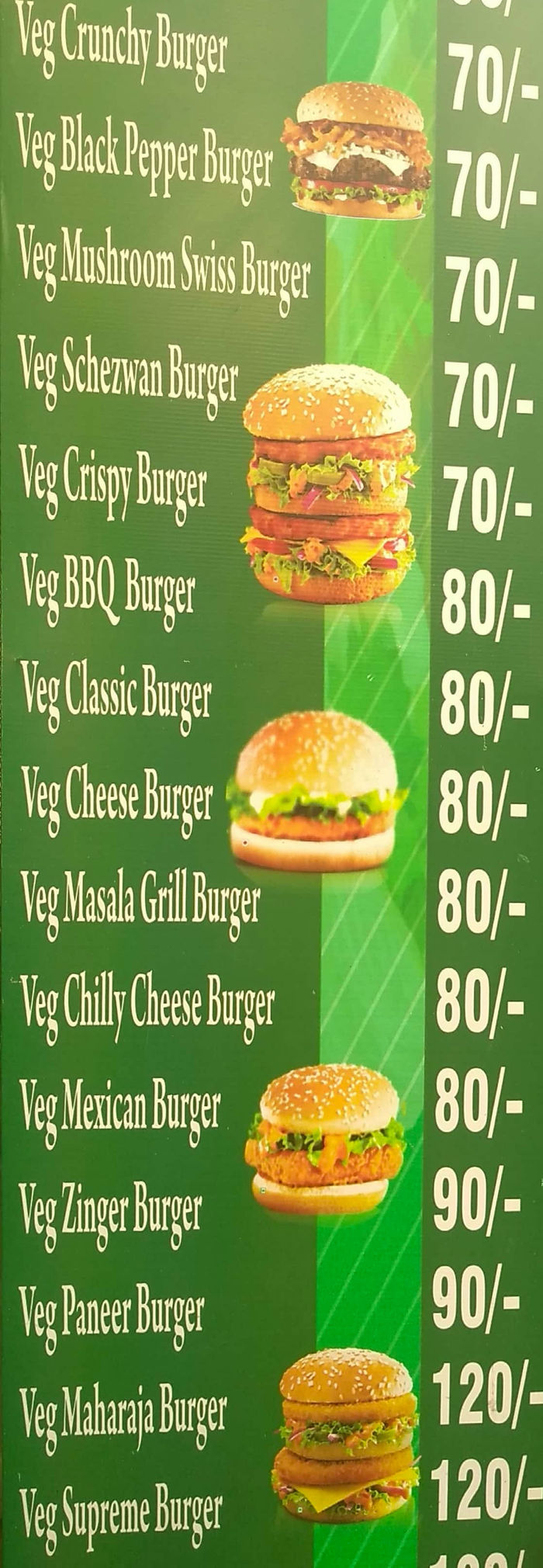 kaste støv i øjnene midt i intetsteds udsættelse Burger World Menu and Price List for Mira Bhayandar, Thane | nearbuy.com