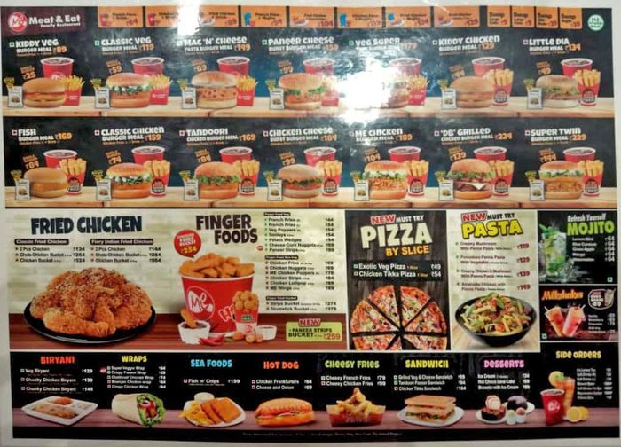 Meat And Eat Menu and Price List for Adambakkam, Chennai