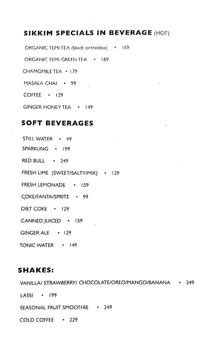 Nimtho Menu and Price List for Greater Kailash 1, New Delhi