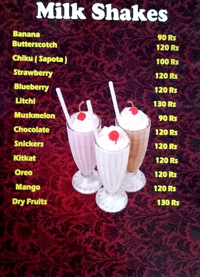 Juice Hub Menu and Price List for Hitech City, Hyderabad
