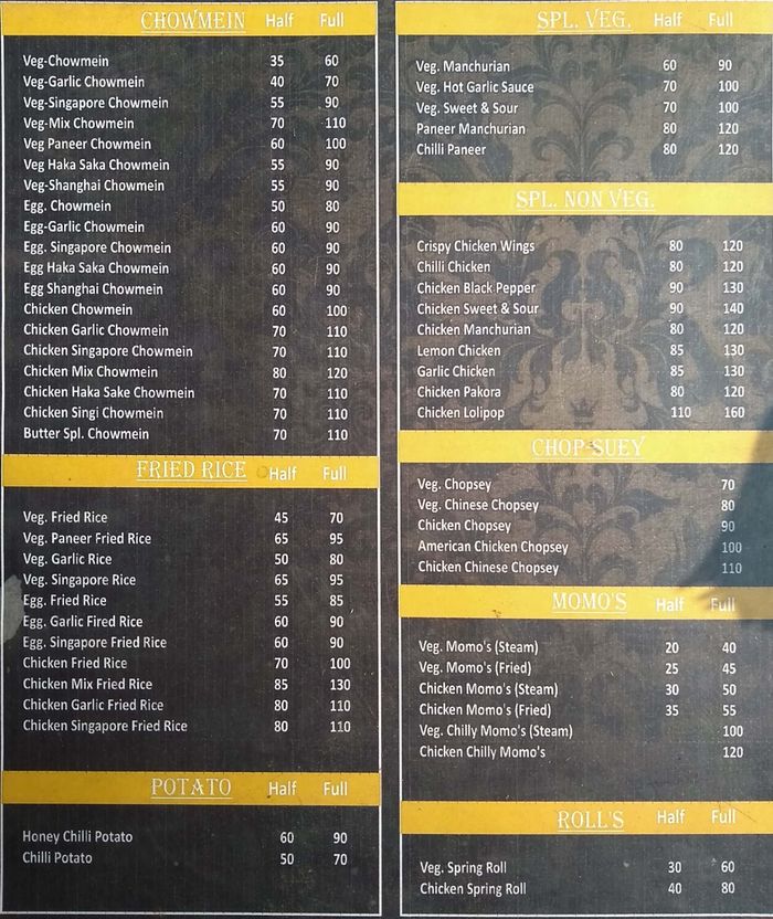 Friends Food Club Menu and Price List for Mayur Vihar Phase 3, New ...