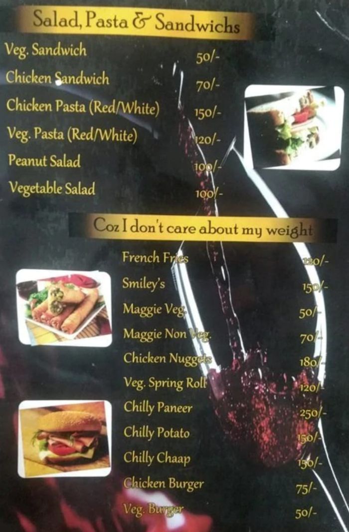 Cafe Cue Night Kitchen Menu And Price List For Tilak Nagar New Delhi Nearbuy Com