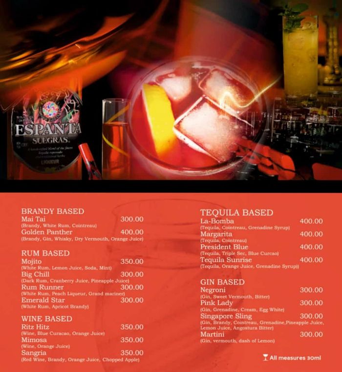 Andhra Ruchulu The President Hotel Menu and Price List for Jayanagar, Bengaluru